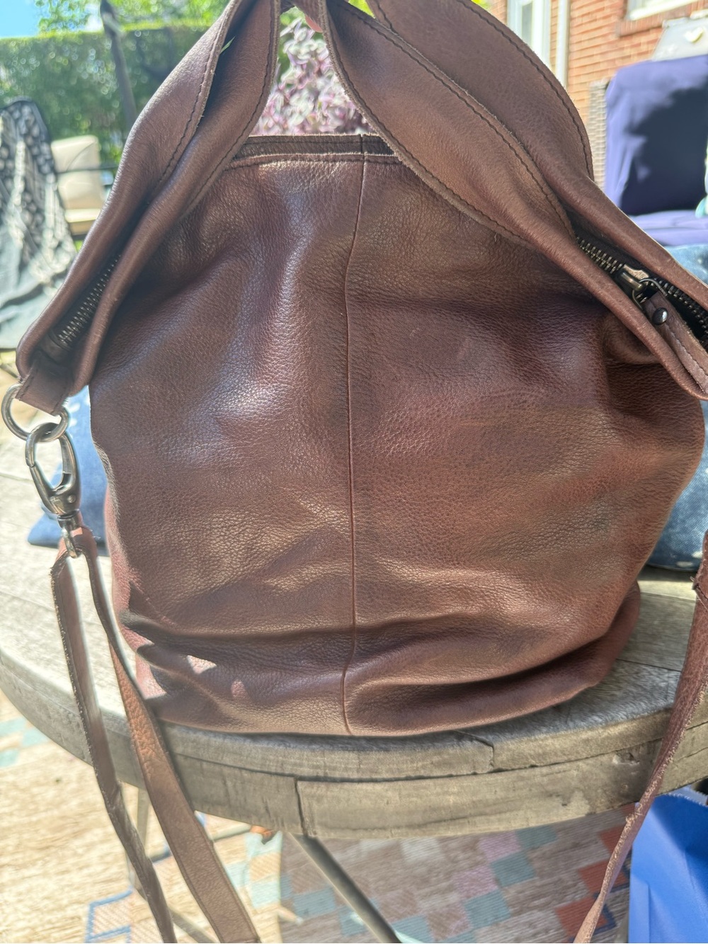 Latico Bianca -Brown Pebbled Leather Tote with Front Pocket
Great condition! - Picture 5 of 6